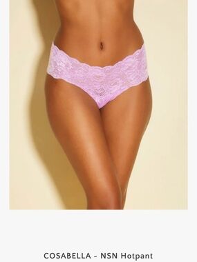 Cosabella Neela flower hotpants NWT